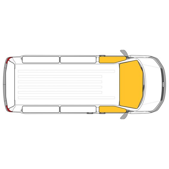 rideaux thermiques cabine 3 pièces ford transit custom de 2012 à 2023