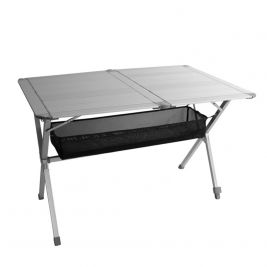 table de camping en aluminium avec rangements intégrés camp4