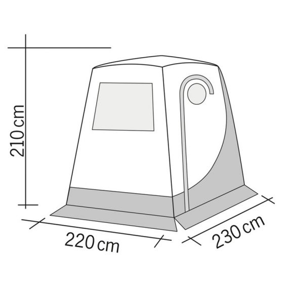 Tente pour hayon véhicule aménagé