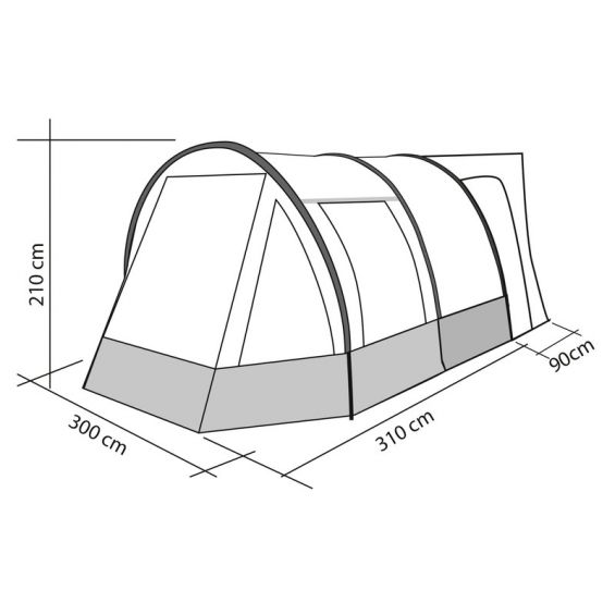 dimensions tente tour action 7 mâts reimo tent technology