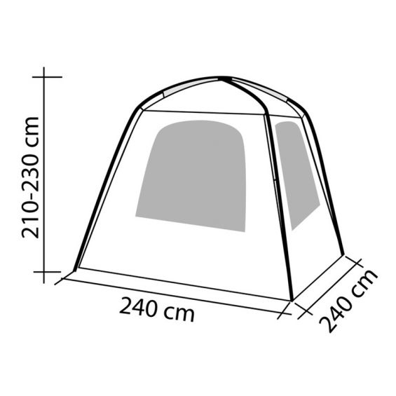 dimensions tente Uni Van 2