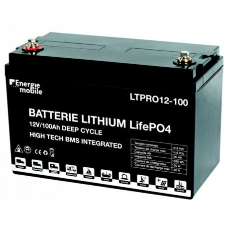 batterie lithium 100Ah energie mobile