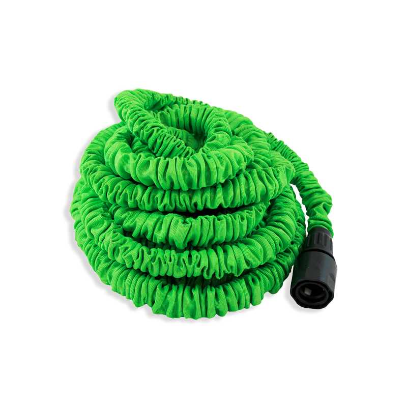 Tuyau d'arrosage spirale 15 m vert