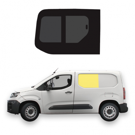 vitre latérale gauche rang 2 coulissante citroen berlingo 2018+