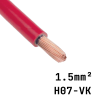 câble électrique H07 VK rouge 1.5 mm²