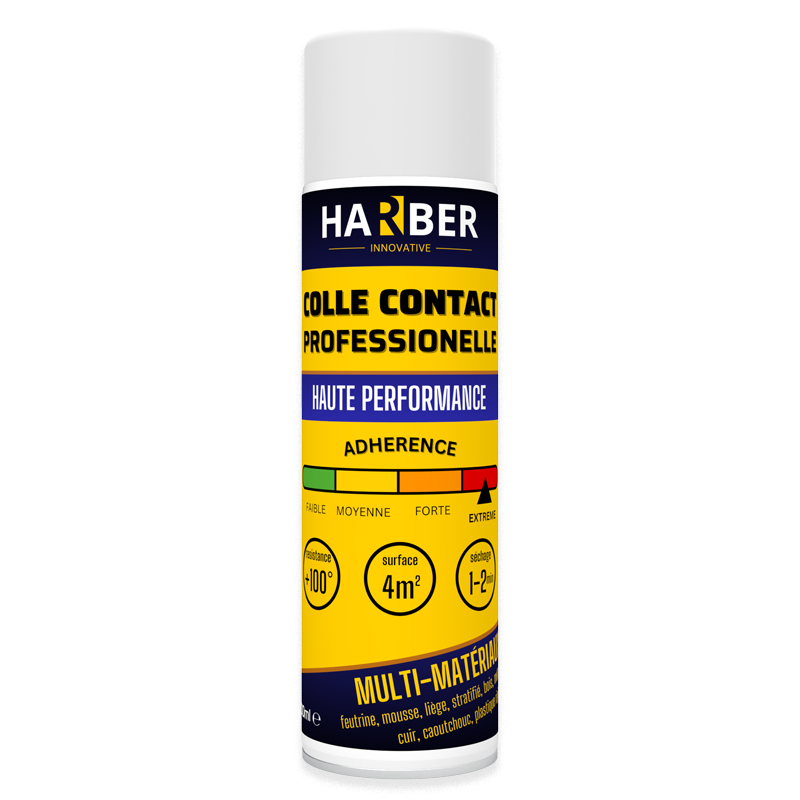 Colle Adhésive Contact en Spray Haute Performance 500ml