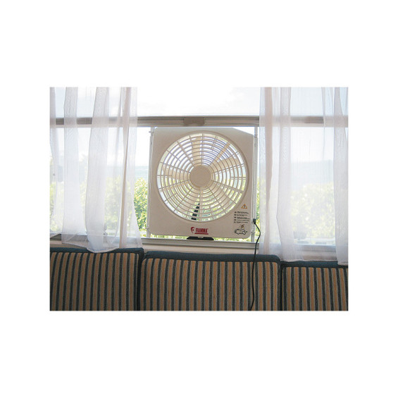 ventilateur universel pour lanterneau ou pour fenêtre de fourgon aménagé