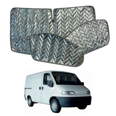 Kit rideaux isolants cabine 3 pièces - Fiat Ducato (1994-2006)