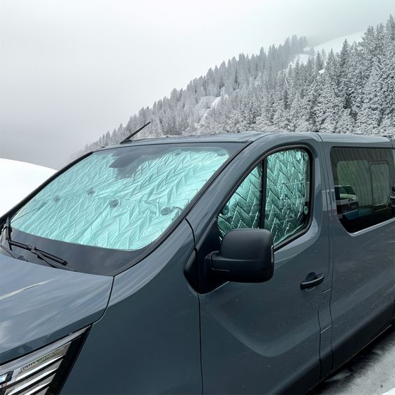 Kit rideaux isolants cabine 3 pièces - Renault Trafic 3 (Depuis 2014)