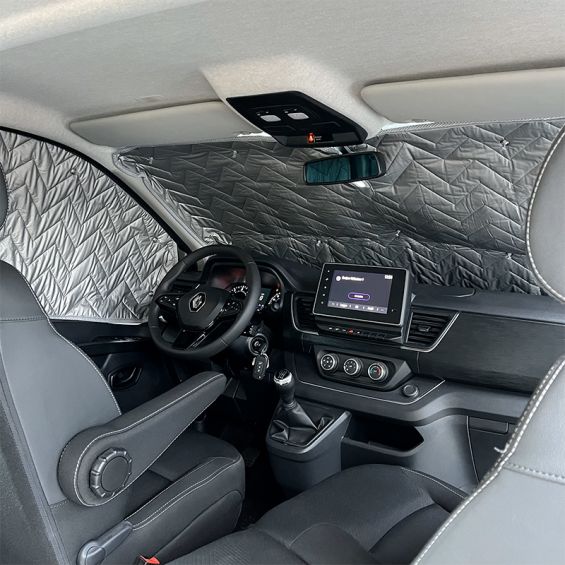 Kit rideaux isolants cabine 3 pièces - Peugeot Expert / Citroën Jumpy / Opel Vivaro / Toyota Proace (Depuis 2016)