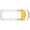 Kit rideaux isolants cabine 3 pièces - Peugeot Expert / Citroën Jumpy / Opel Vivaro / Toyota Proace (Depuis 2016)