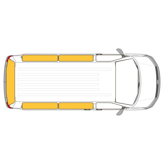 Kit rideaux occultants arrière 5 pièces - Peugeot Expert / Citroën Jumpy / Opel Vivaro / Toyota Proace (Depuis 2016)