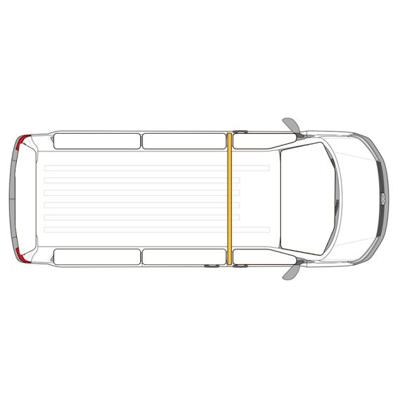 rideau opaque de séparation cabine pour renault trafic 2 (2001-2014)