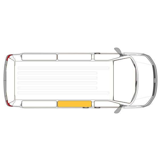 rideau opaque pour fenêtre fixe ou coulissante avant droite de Renault Trafic 2 (2001-2014)