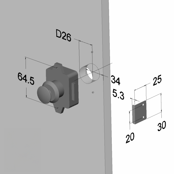 dimensions grande butée