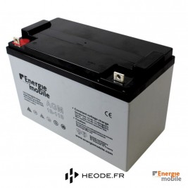 Batterie étanche AGM 12 V  110 Ah énergie mobile