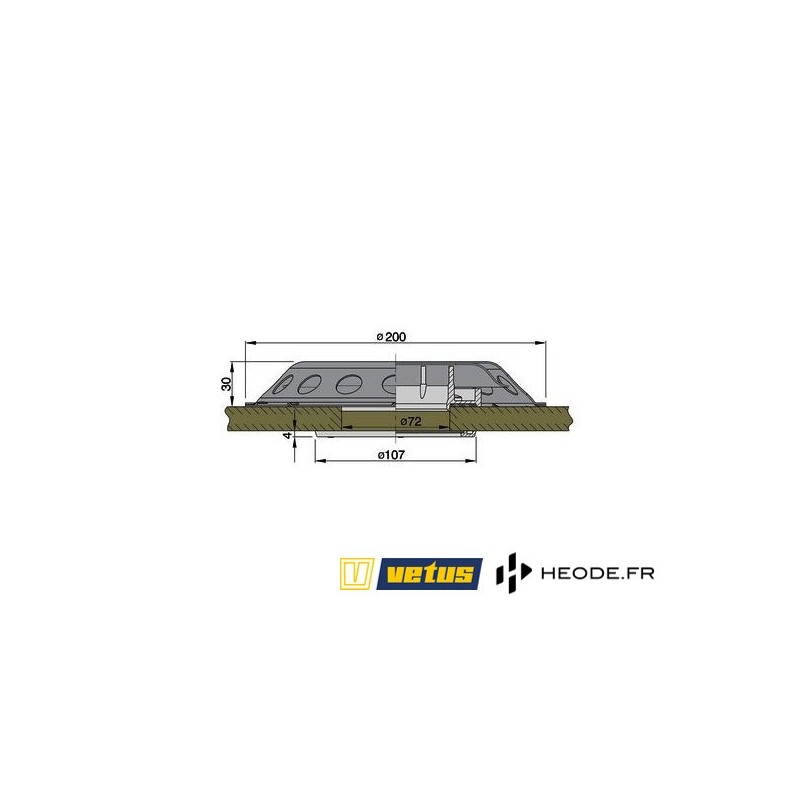 Aérateur de toit solaire Solarvent - Osculati