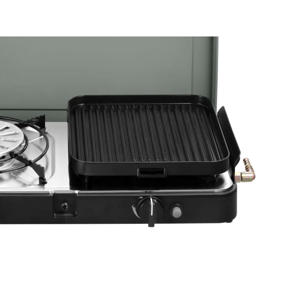 Plaque type Grill Réchaud 2 Cook 3 Pro