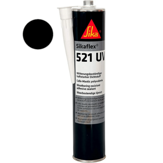 Sikaflex 521 UV 300ml Noir - Sika