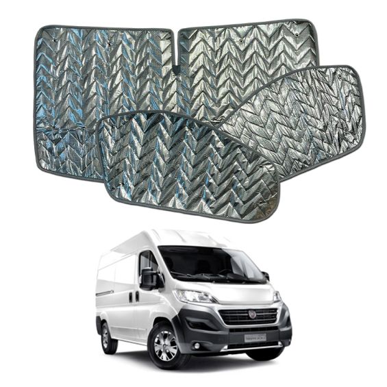 Kit rideaux isolants cabine 3 pièces - Fiat Ducato de 2015 à aujourd'hui