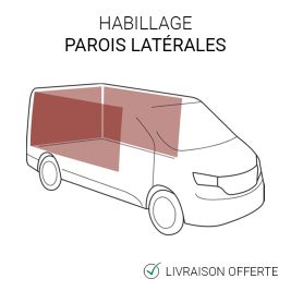 Habillage Parois Latérales pour Peugeot Expert 2 - De 2007 à 2016