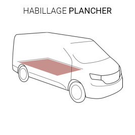 Plancher antidérapant pour Renault Trafic II