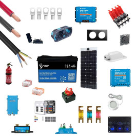 kit électrique power ultra avec appareils de marque victron energy pour fourgon aménagé proposé par Heode.fr