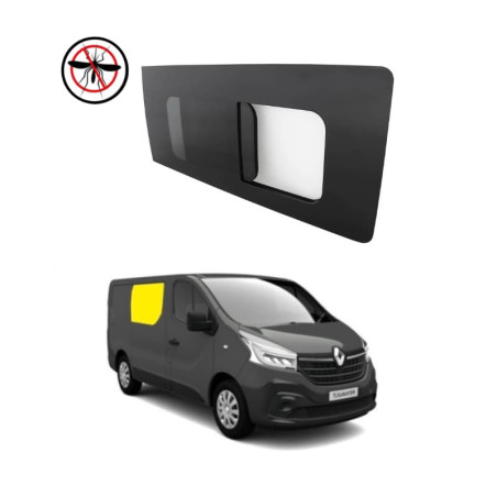 Fenêtre Coulissante Avant Droite avec moustiquaire intégrée pour Renault Trafic 3 - Depuis 2014