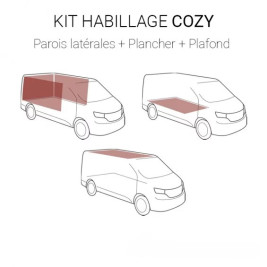 Kit habillage Cozy BIG pour Ford Custom de 2012 à 2023