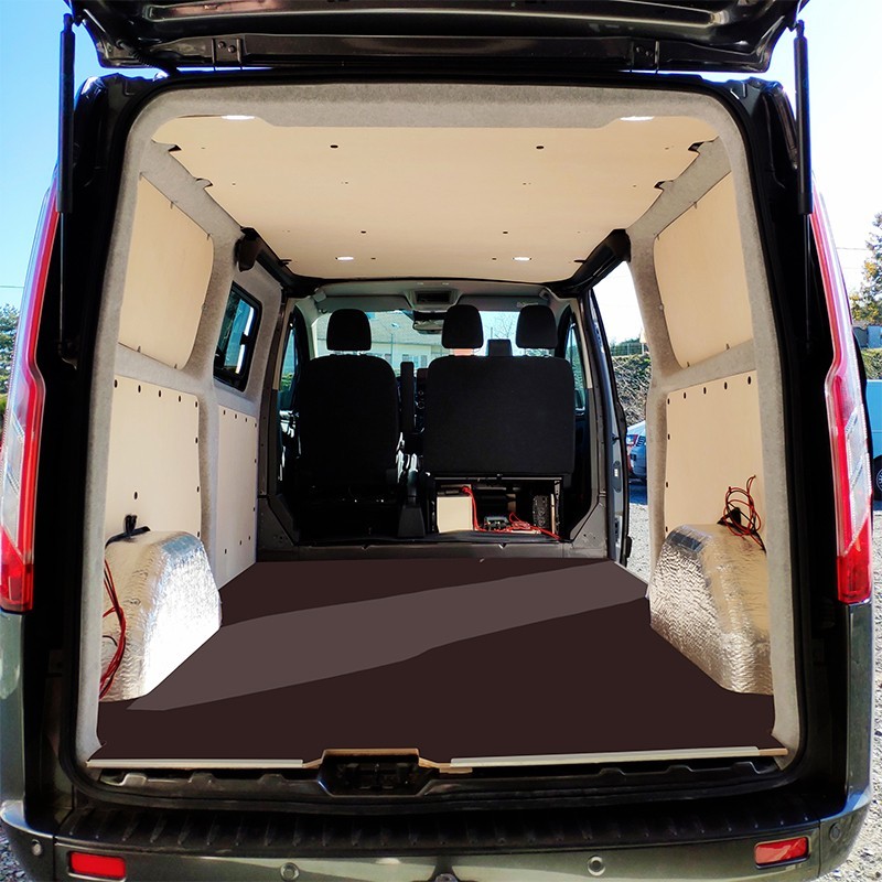 Matelas Gonflable Pour Coffre Ford Transit Custom (2012-2025) - Lit Pneumatique Voiture - Capacité 650 Lb - PVC Floqué