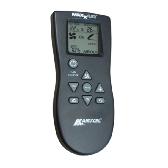télécommande de contrôle maxxfan