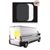 fenêtre coulissante porte battante arrière droite avec moustiquaire intégrée Ducato, Boxer, Jumper depuis 2007