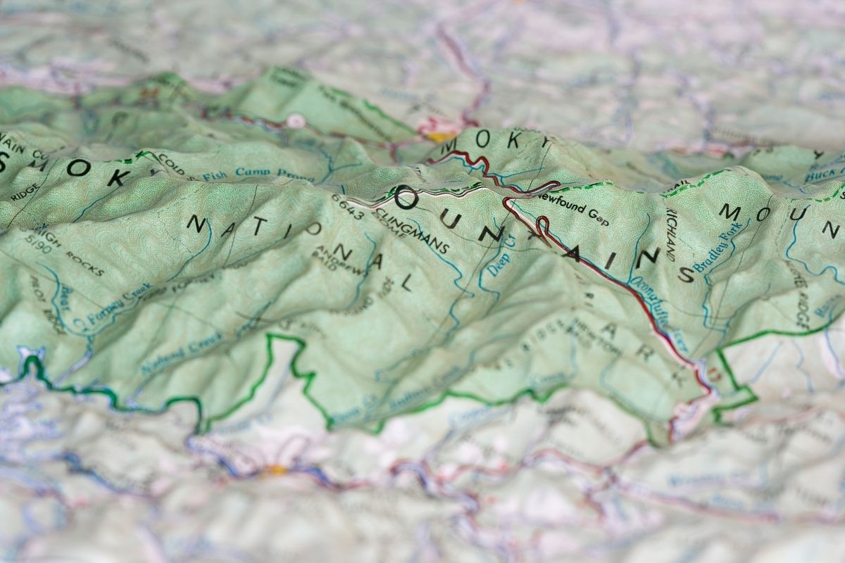 Carte en relief