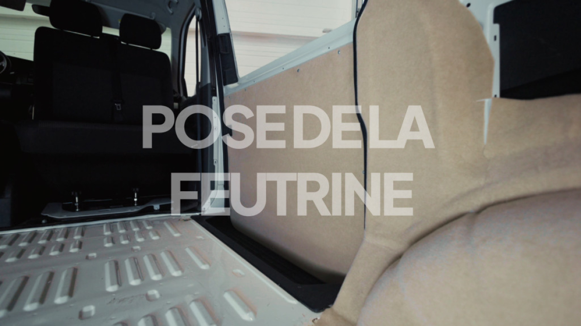 Journal de bord - Épisode 4 - Pose de la feutrine ultra extensible