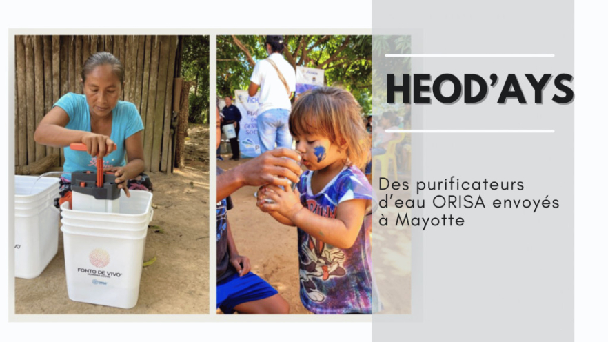 Heod'ays : des purificateurs d’eau ORISA envoyés à Mayotte