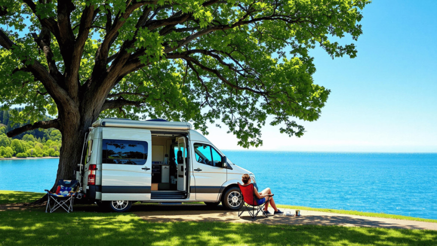 Van en été : nos vraies astuces pour ne pas finir en rôtisserie ☀️
